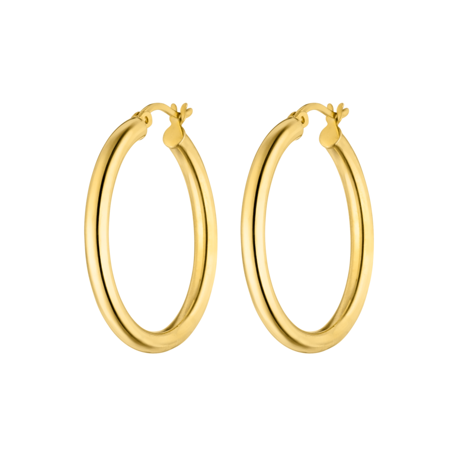   Large Hoops Gold