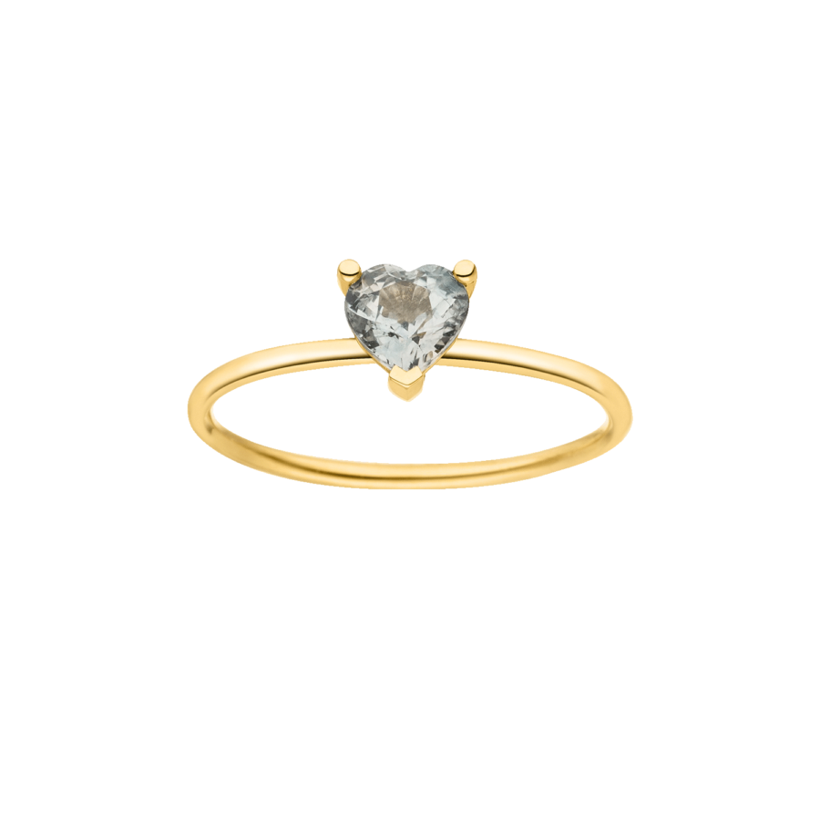   Montana Sapphire Heart Ring