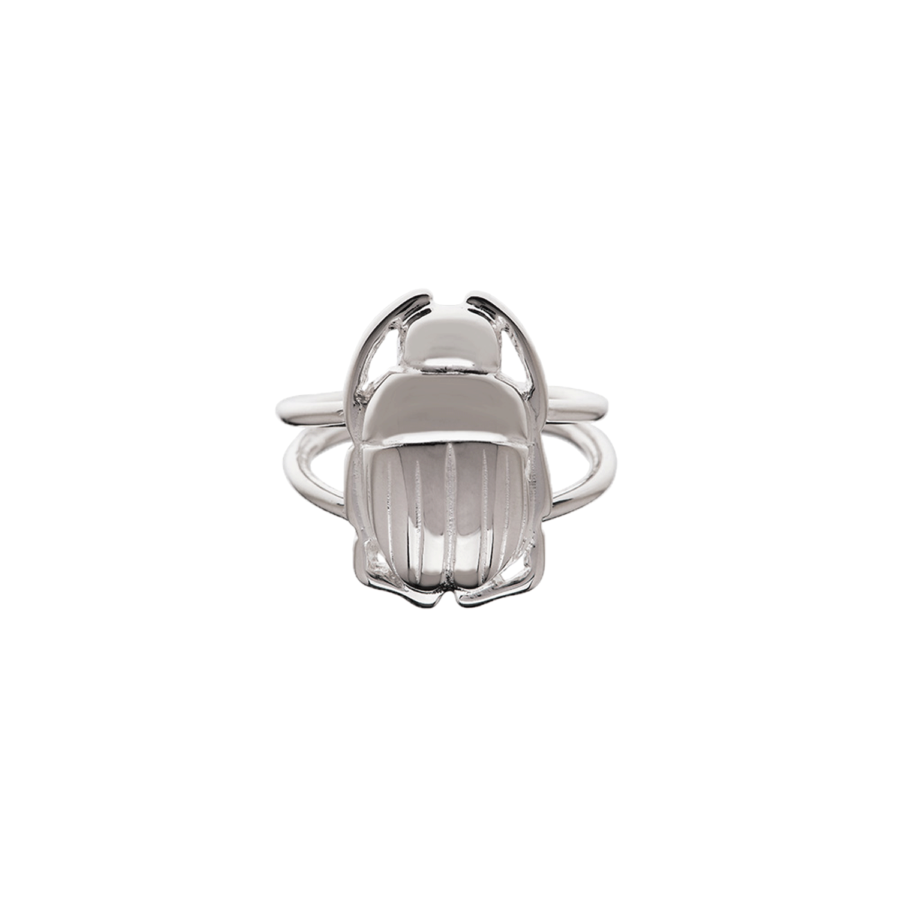   Mini Scarab Ring Silver