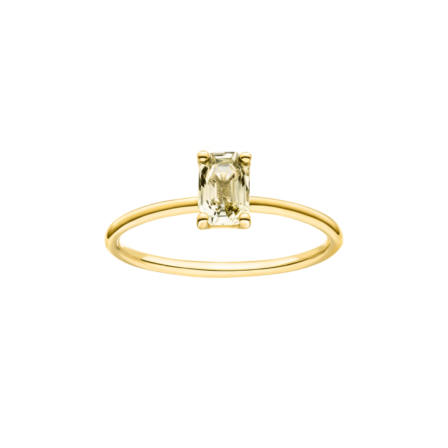   Round Ceylon Sapphire Ring